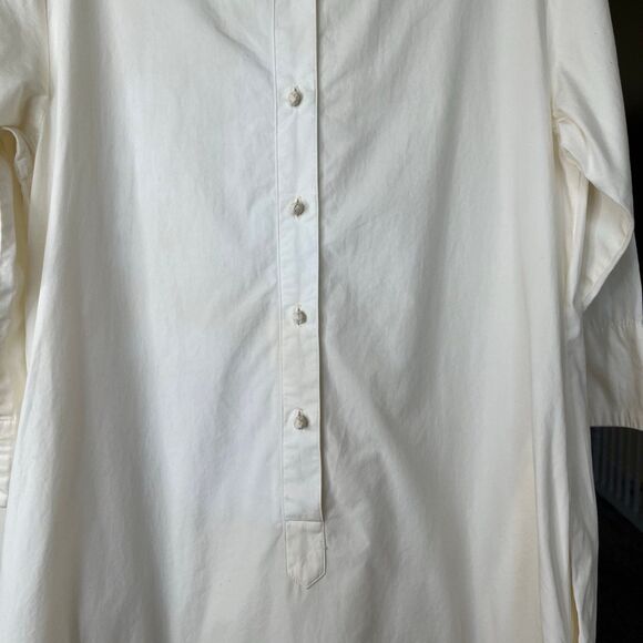 Men’s Kurta 3/4 Sleeve Tan -Penthouse Gallery Cotton Pullover Size Small #486 - Picture 5 of 17
